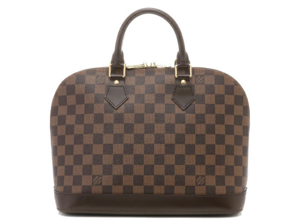 Louis Vuitton Alma Handbag Damier Brown